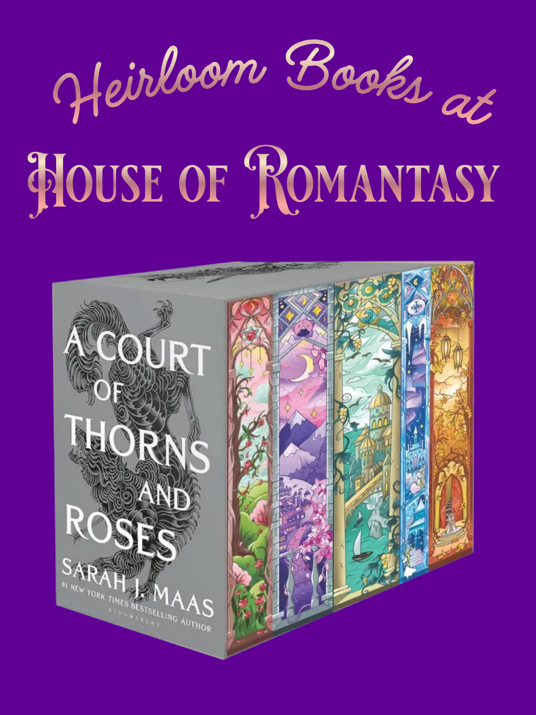 Heirloom ACOTAR Stained Glass 5 Book SET