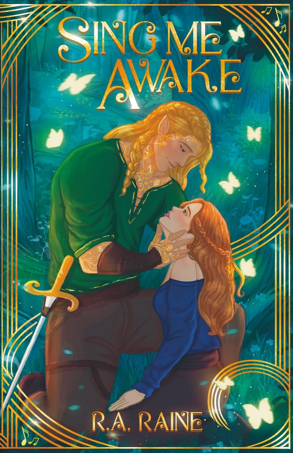Sing Me Awake (#1 Bonded to the Gods) PB by RA Raine SIGNED